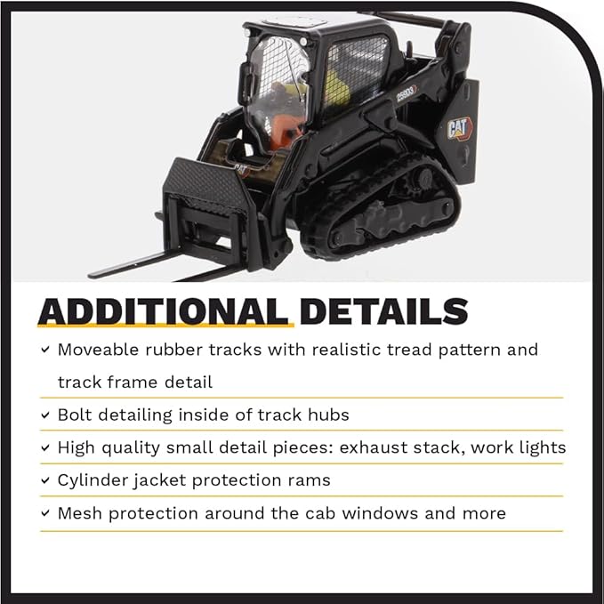 CAT® 1:50 Scale Model – 259D3 Compact Track Loader - Special Black Finish