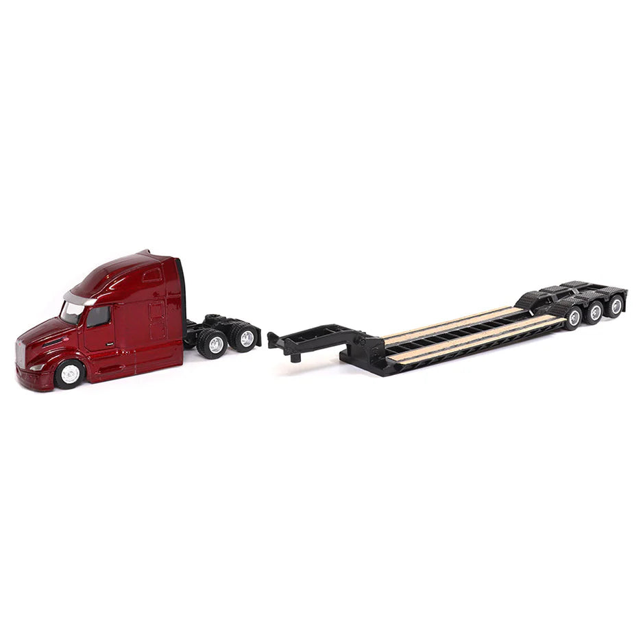 Peterbilt 1:87 Scale Model 579 UltraLoft Tandem Tractor with Lowboy Trailer and CAT® D5M Dozer
