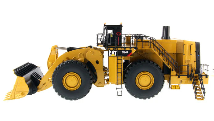 CAT® 1:50 Scale Model – 994K Wheel Loader, Rock Bucket Version in Yellow