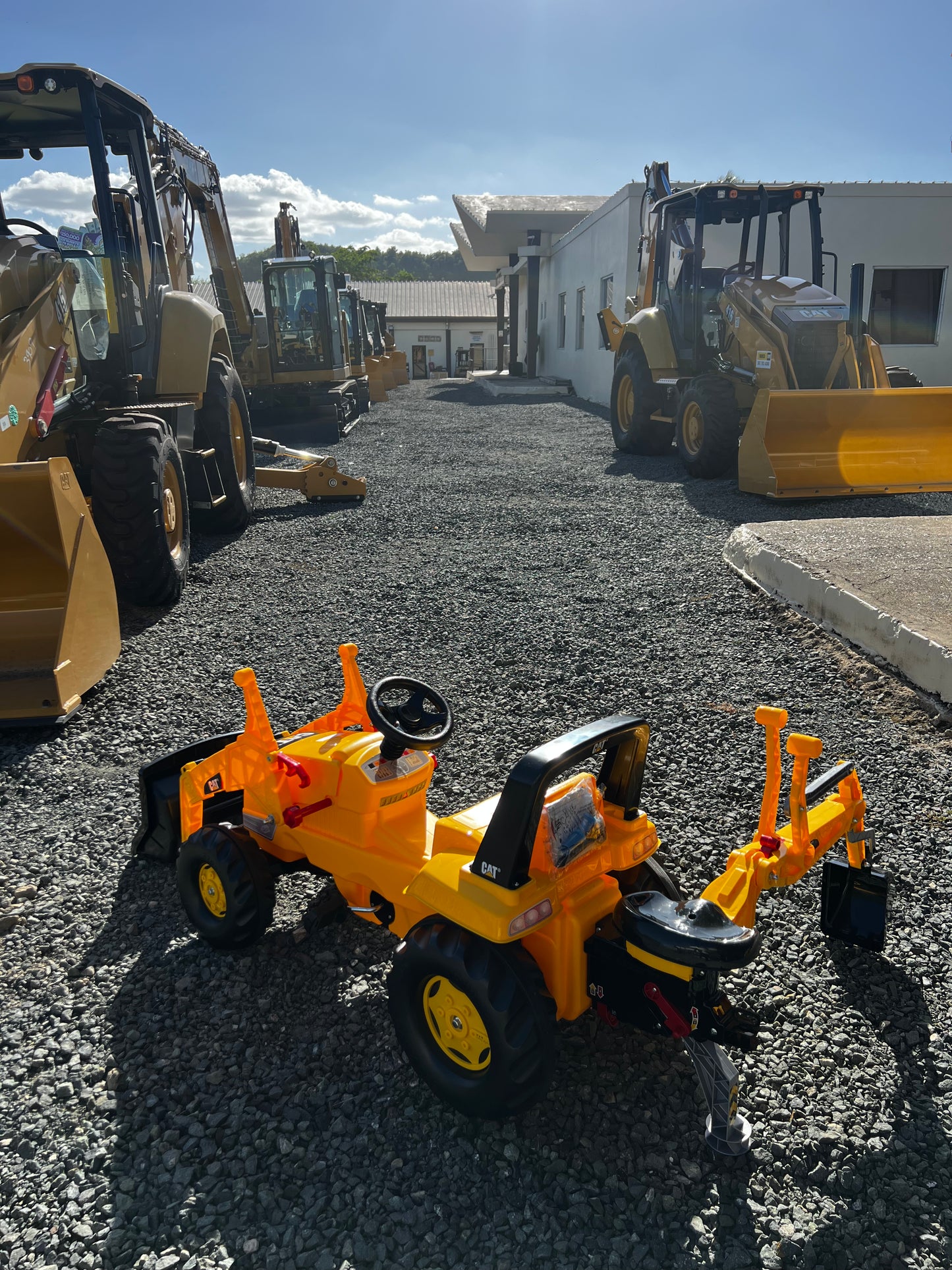 CAT® Ride-On Backhoe Loader