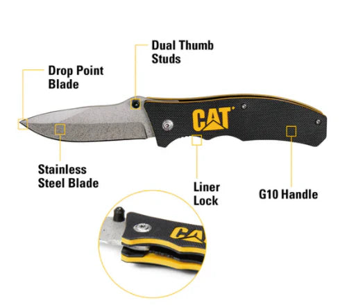 CAT® 7" Folding Knife