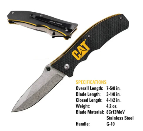 CAT® 7" Folding Knife