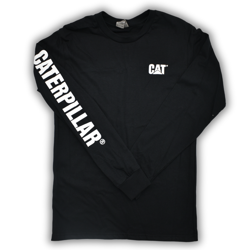 CAT® Black Long Sleeve T-Shirt