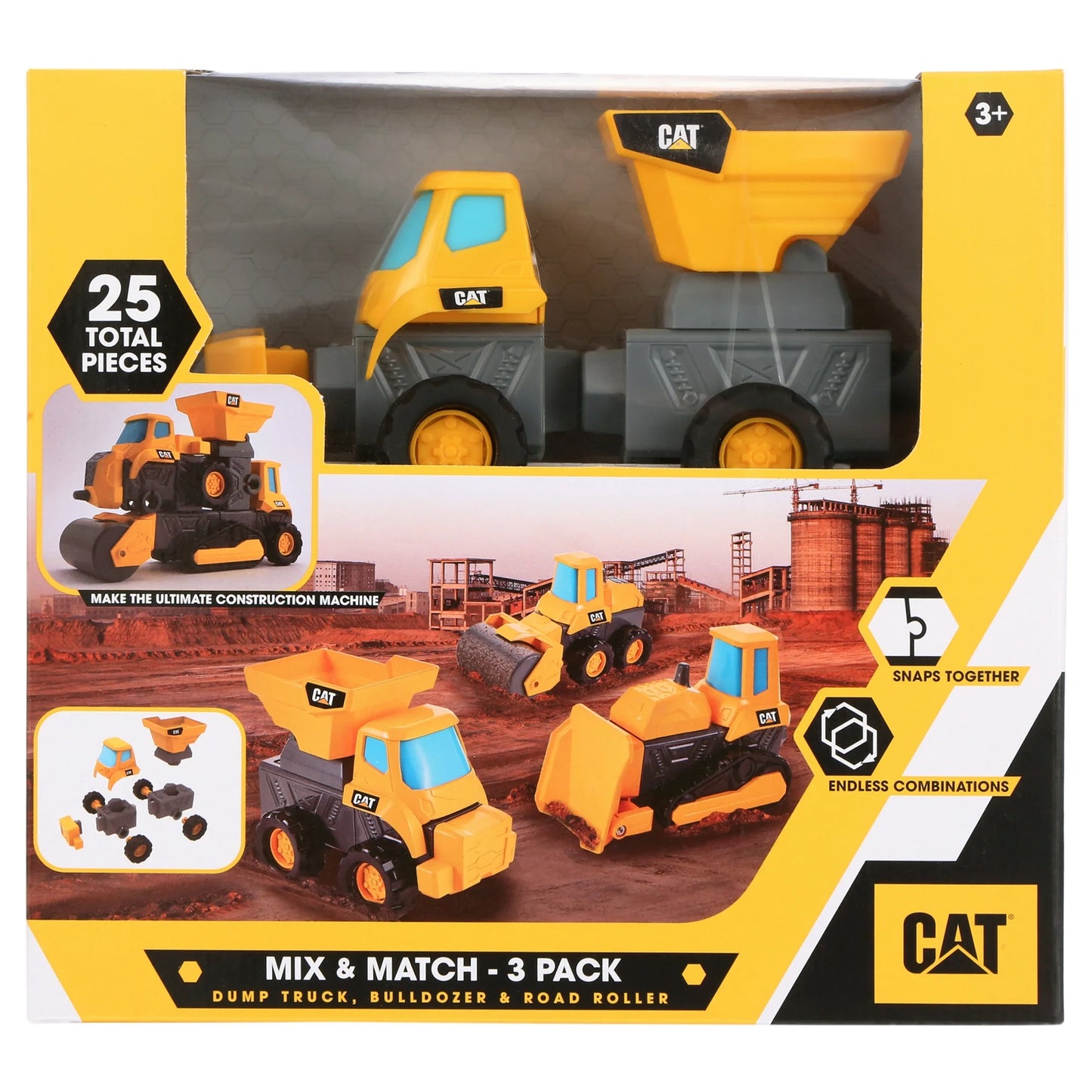 CAT® Mix And Match Fleet - Dump Truck/Bulldozer/Road Roller