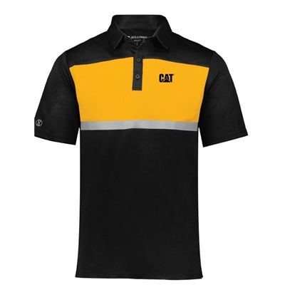 CAT® Black And Yellow Cat Polo