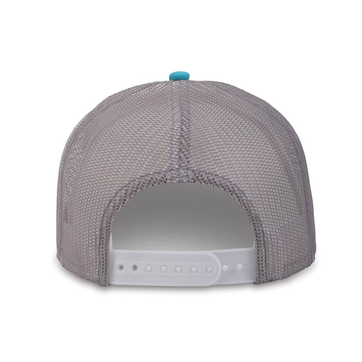 CAT® Ladies 5-Panel Cap with Cord – White, Blue & Pink Snapback Hat