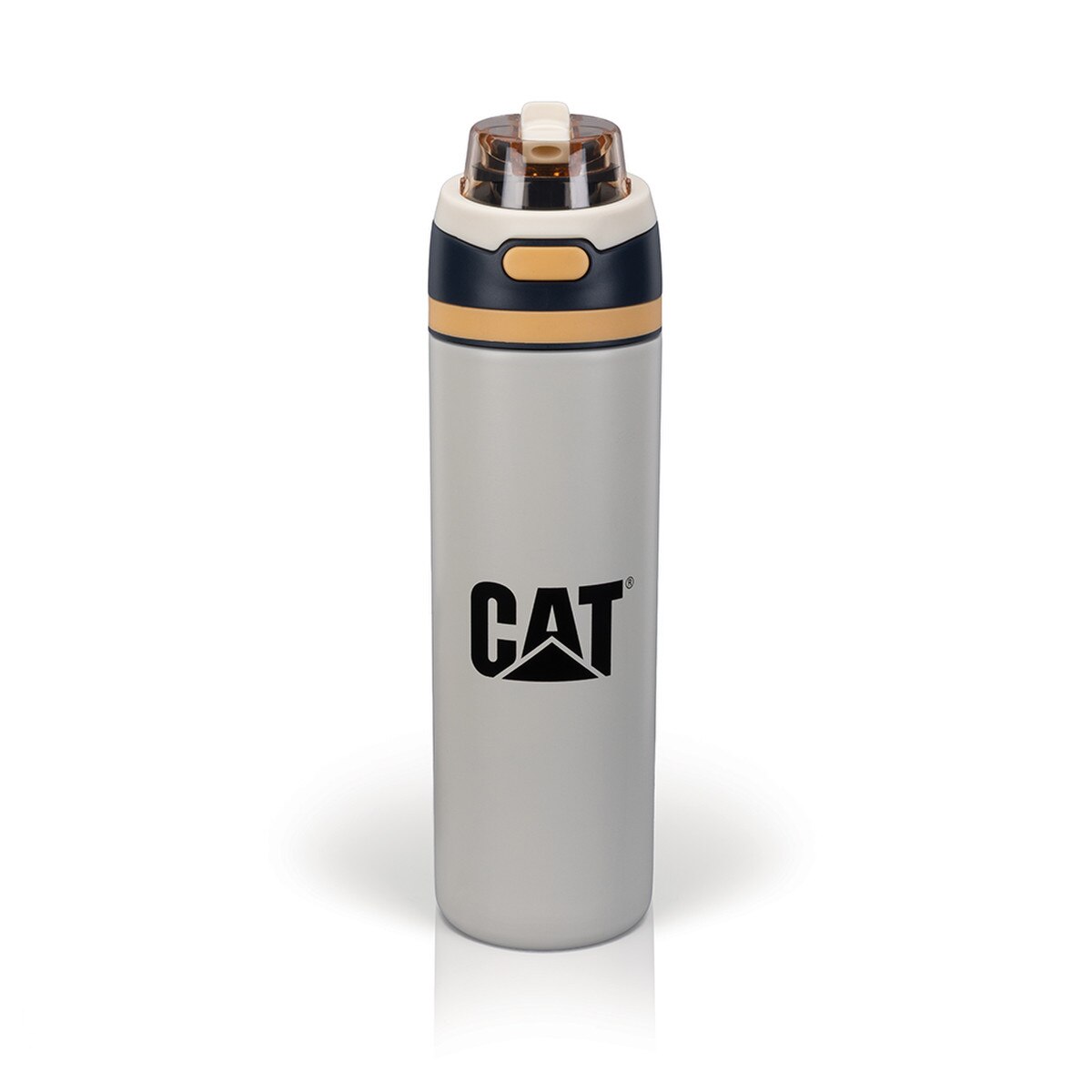 CAT® Recycled Flip Straw Bottle – 28 oz Stainless Steel Water Bottle