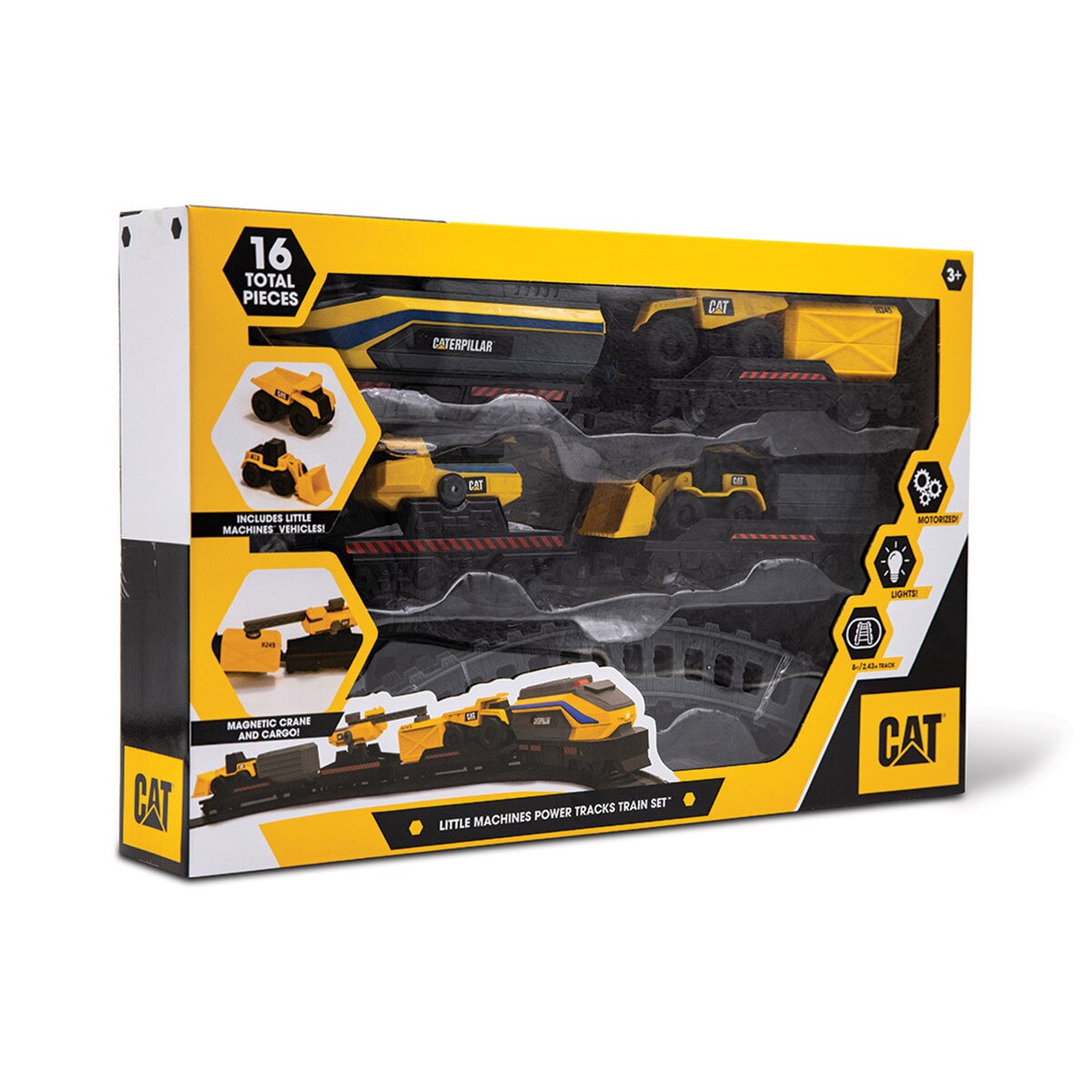 CAT® Little Machines Power Tracks Train Set