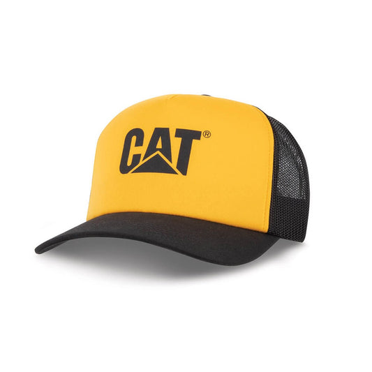 CAT® Foam Cap - Yellow with mesh back