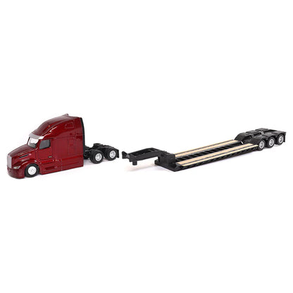 Peterbilt 1:87 Scale Model 579 UltraLoft Tandem Tractor with Lowboy Trailer and CAT® D5M Dozer