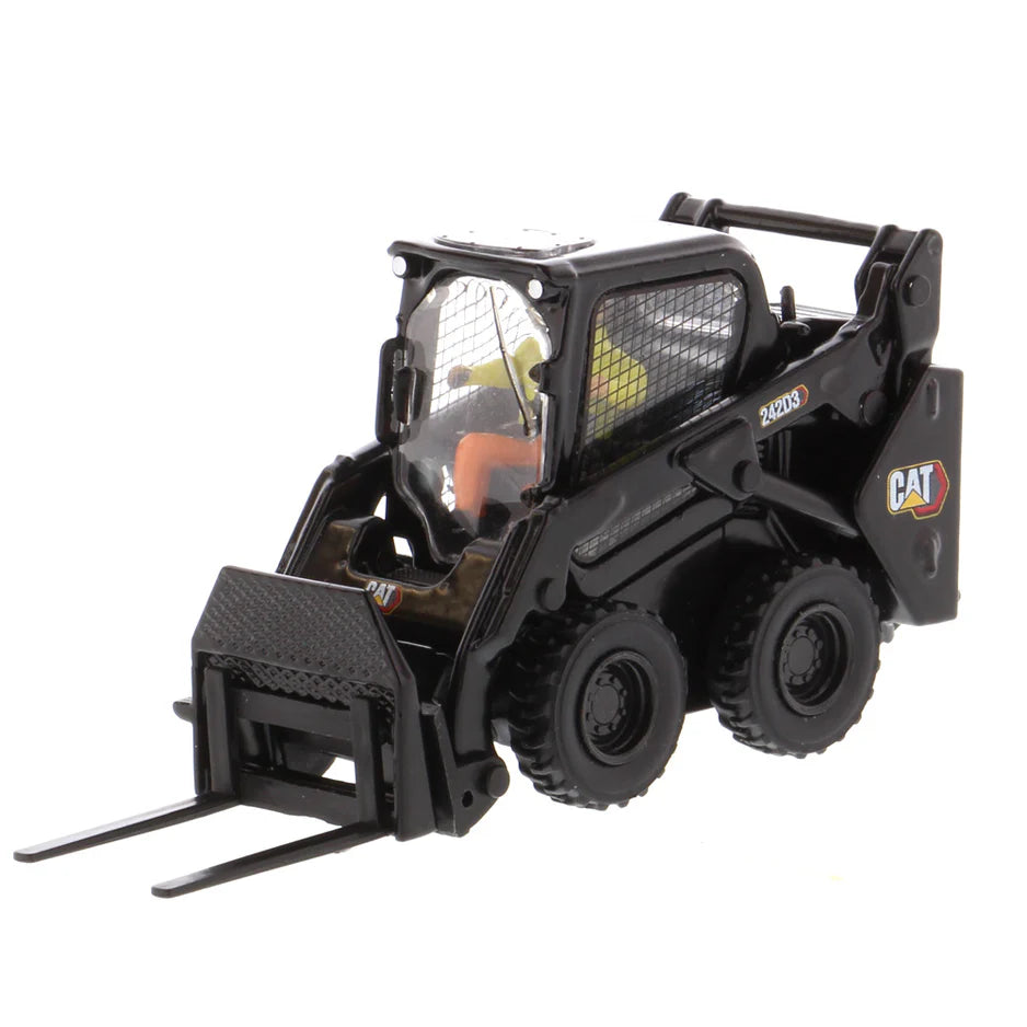 1:50 Cat® 242D3 Skid Steer Loader with Special Black Paint