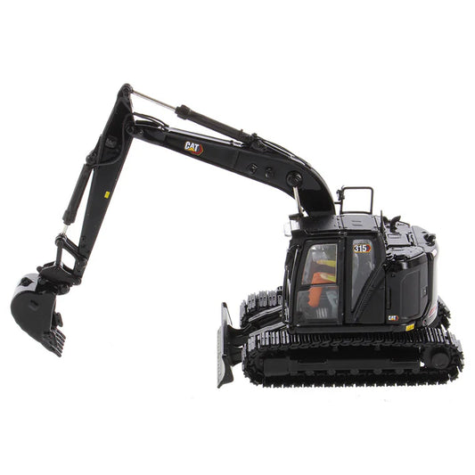 Cat® 315 Excavator – 1:50 Scale Diecast Model, Special Black Finish