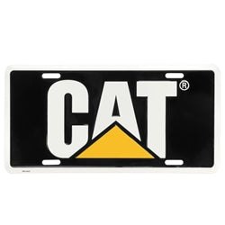 CAT® Black License Plate