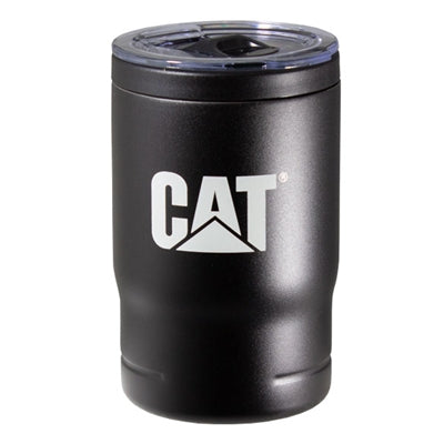 Cat® Black Triple Vacuum Tumbler-12 oz.