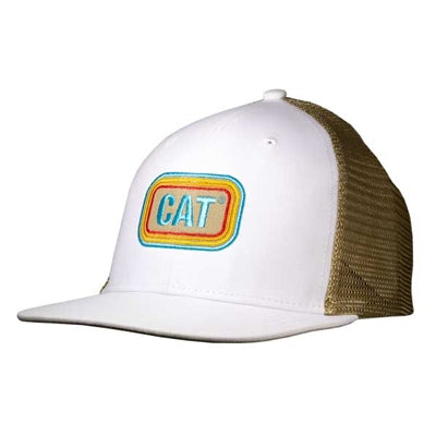 CAT® Mesh Cap - White/Tan
