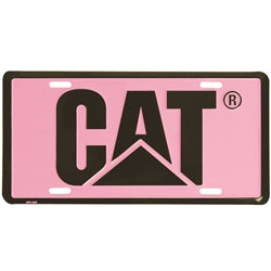 CAT® Pink License Plate