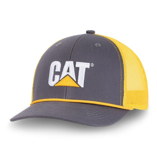 CAT® Charcoal & Yellow Mesh Cap