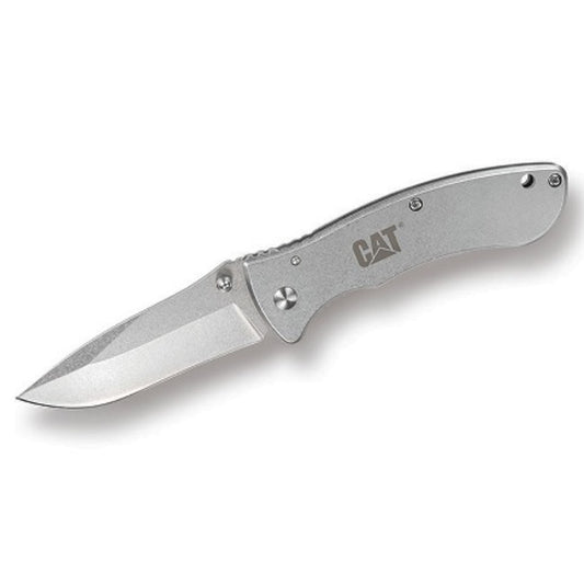 CAT® Silver Folding Knife 7"