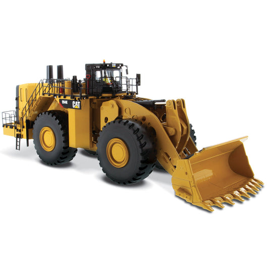 CAT® 1:50 Scale Model – 994K Wheel Loader, Rock Bucket Version in Yellow