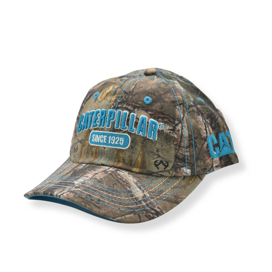 CAT® Ladies Camo Turquoise Cap