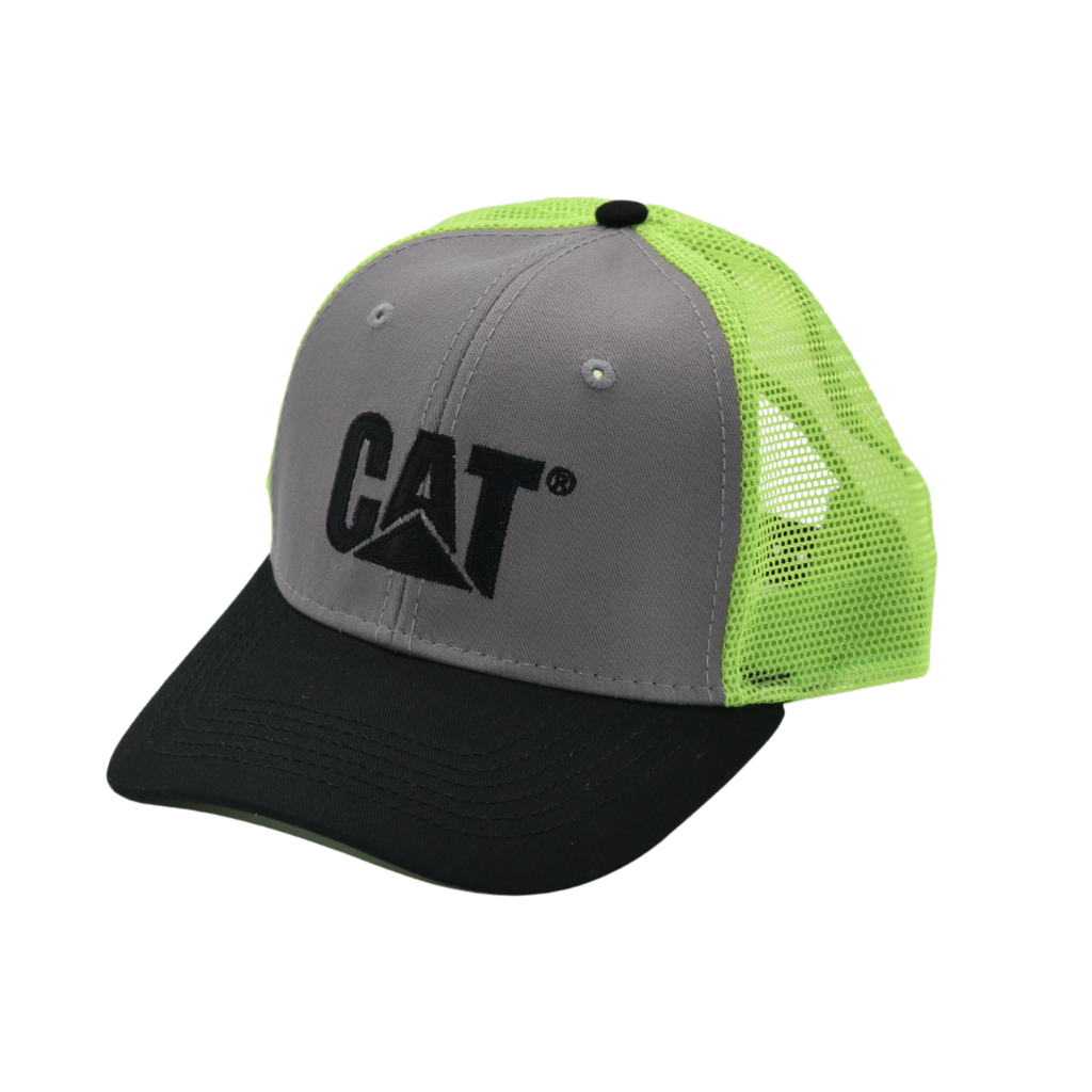 CAT® Gray, Black and Neon Cap