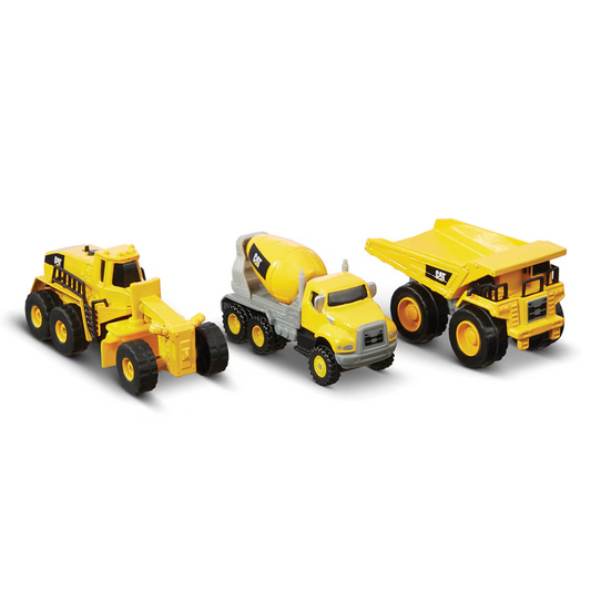 CAT® Metal Grader/Concrete Mixer/Dump Truck 3 Pack