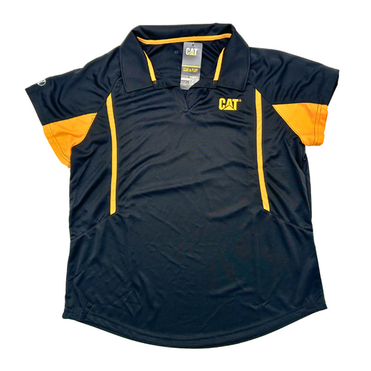 CAT® Black & Yellow Ladies Polo