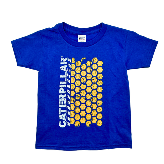 CAT® Toddler Honeycomb T-shirt - Blue
